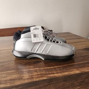 Nwt  Adidas Kobe Crazy 1 Silver Black Metallic 11.5 Mens Sneakers Basketball